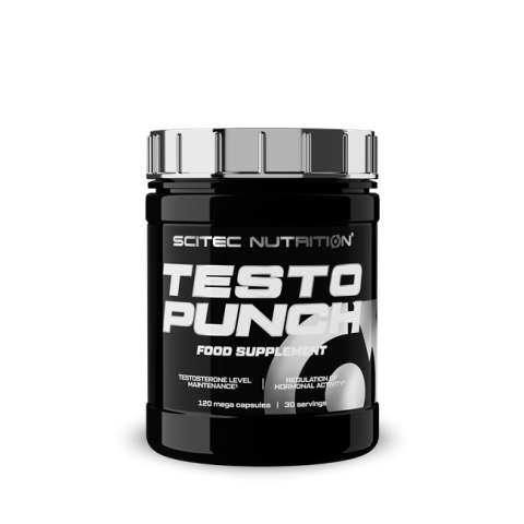 SCITEC Testo Punch 120 kapslí SCITEC Testo Punch -120 kapslí