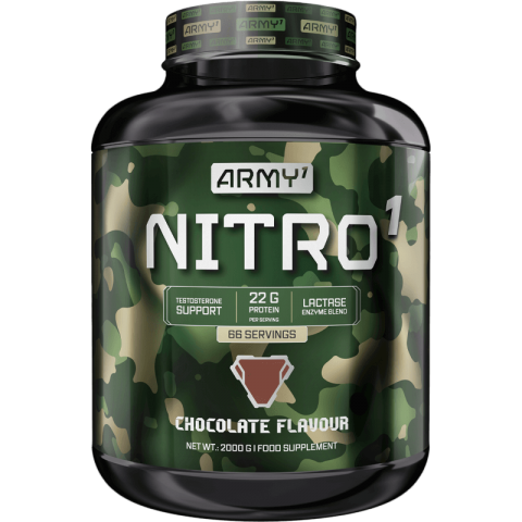 ARMY1 NITRO 2000g Vysoce kvalitní syrovátkový protein s obsahem kreatinu a tribulusu